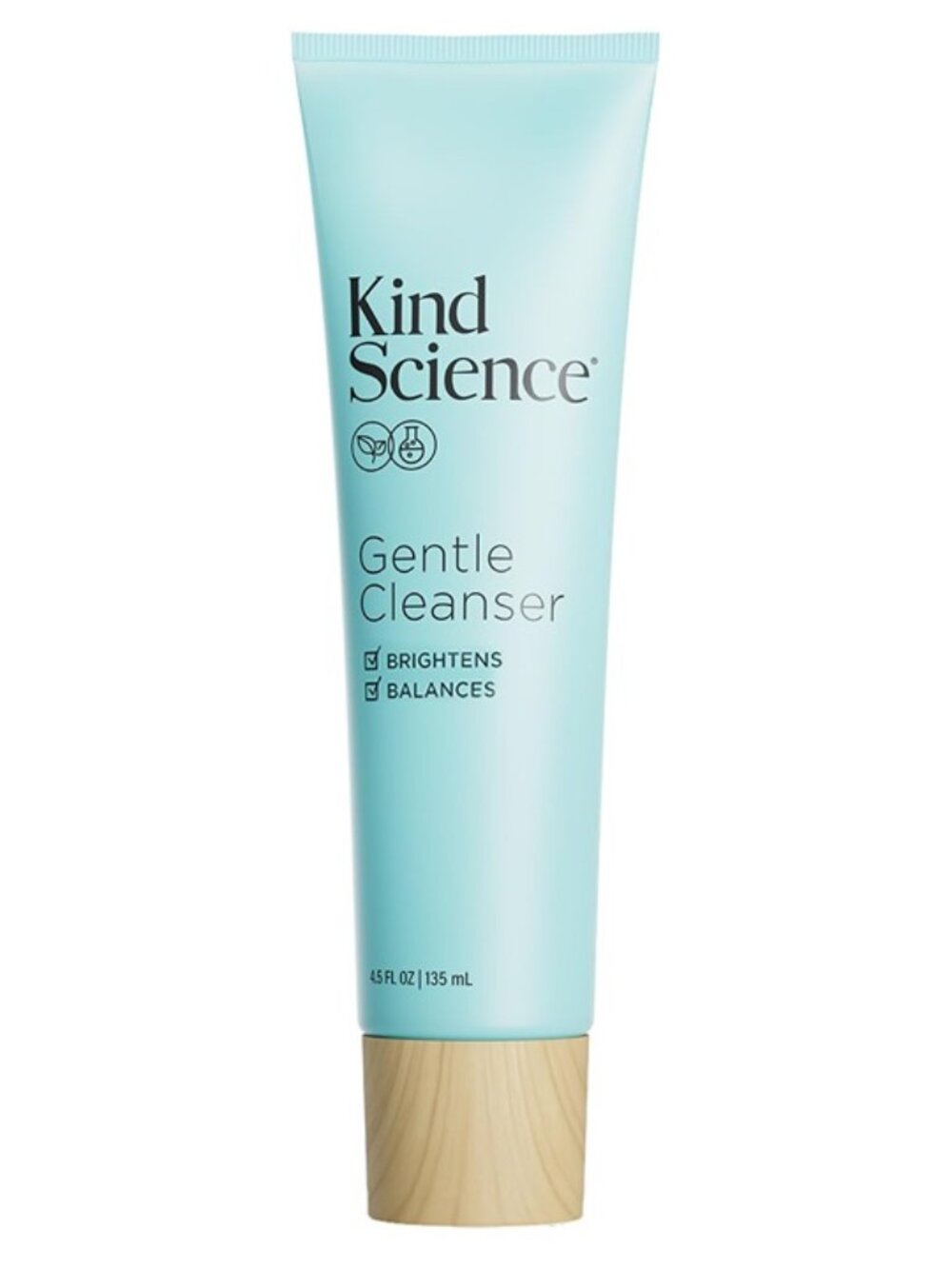 Kind Science Gentle Cleanser - Brightens, Balances, and Smooths Skin 4.5 fl. oz.